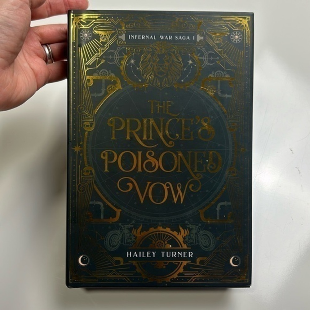 The Prince's Poisoned Vow Hailey Turner signed hardcover‎ book